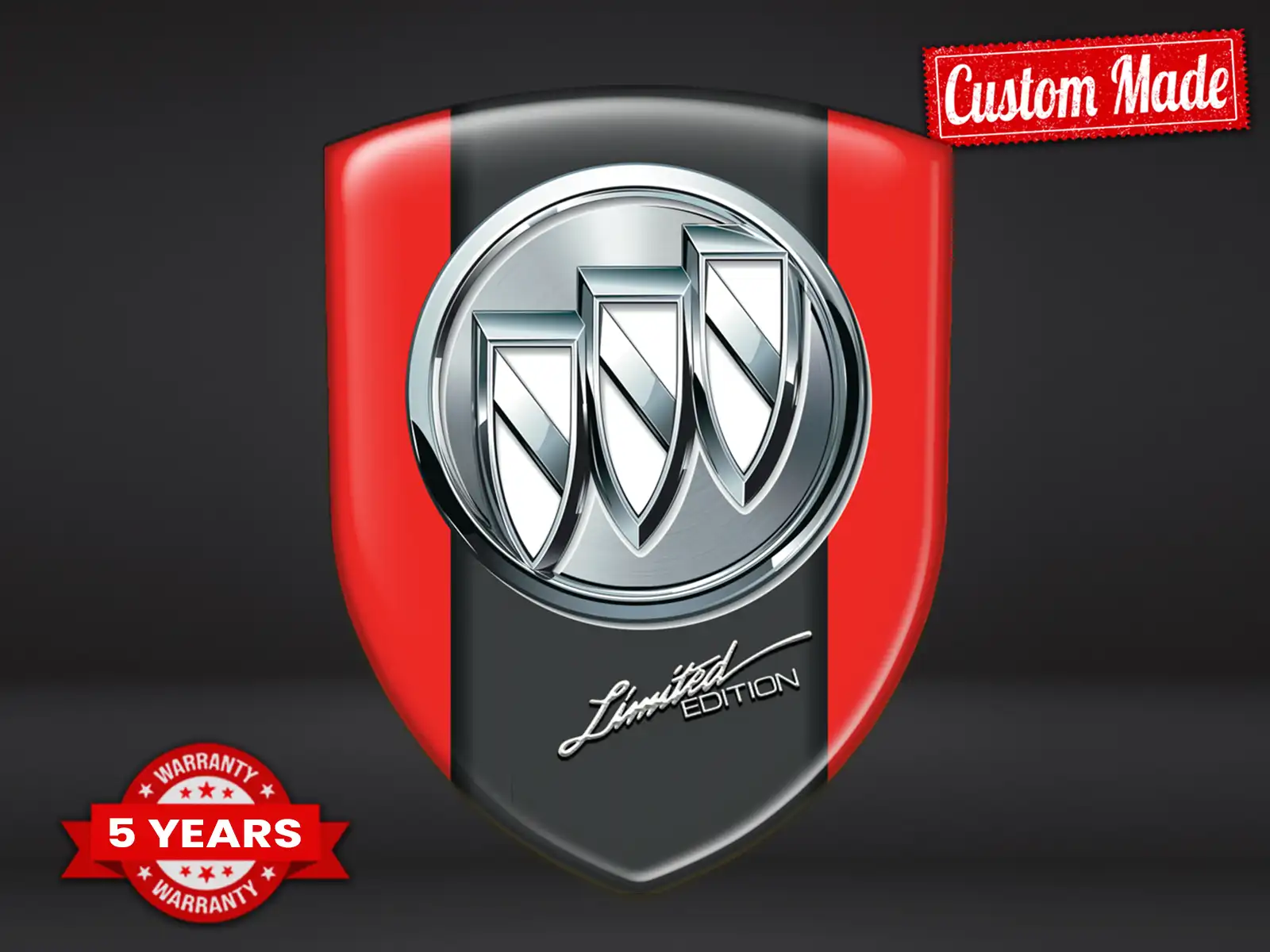 Buick Fenstersticker Robust Max Professionell Design